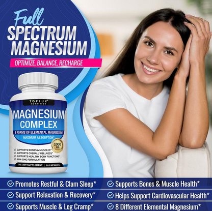 Magnesium Complex Supplement 8 Non-GMO
