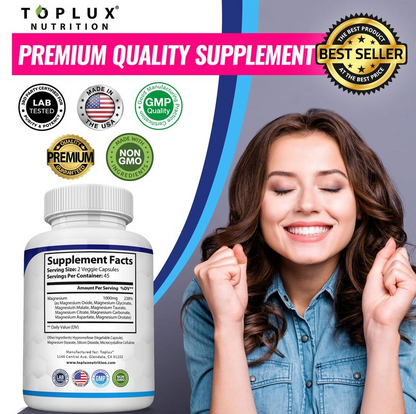 Magnesium Complex Supplement 8 Non-GMO