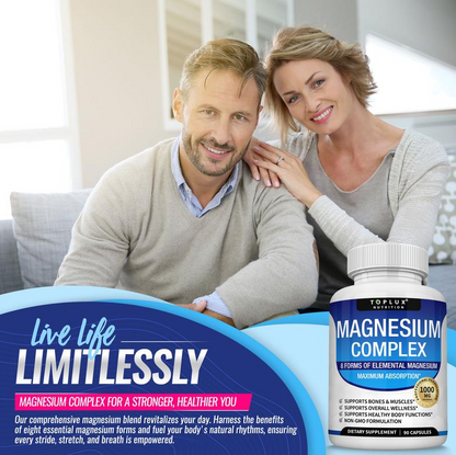 Magnesium Complex Supplement 8 Non-GMO