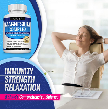 Magnesium Complex Supplement 8 Non-GMO